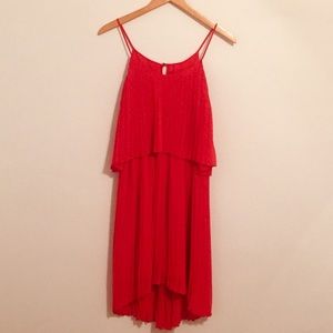 Vibrant Red Dress | Flowing and Comfortable